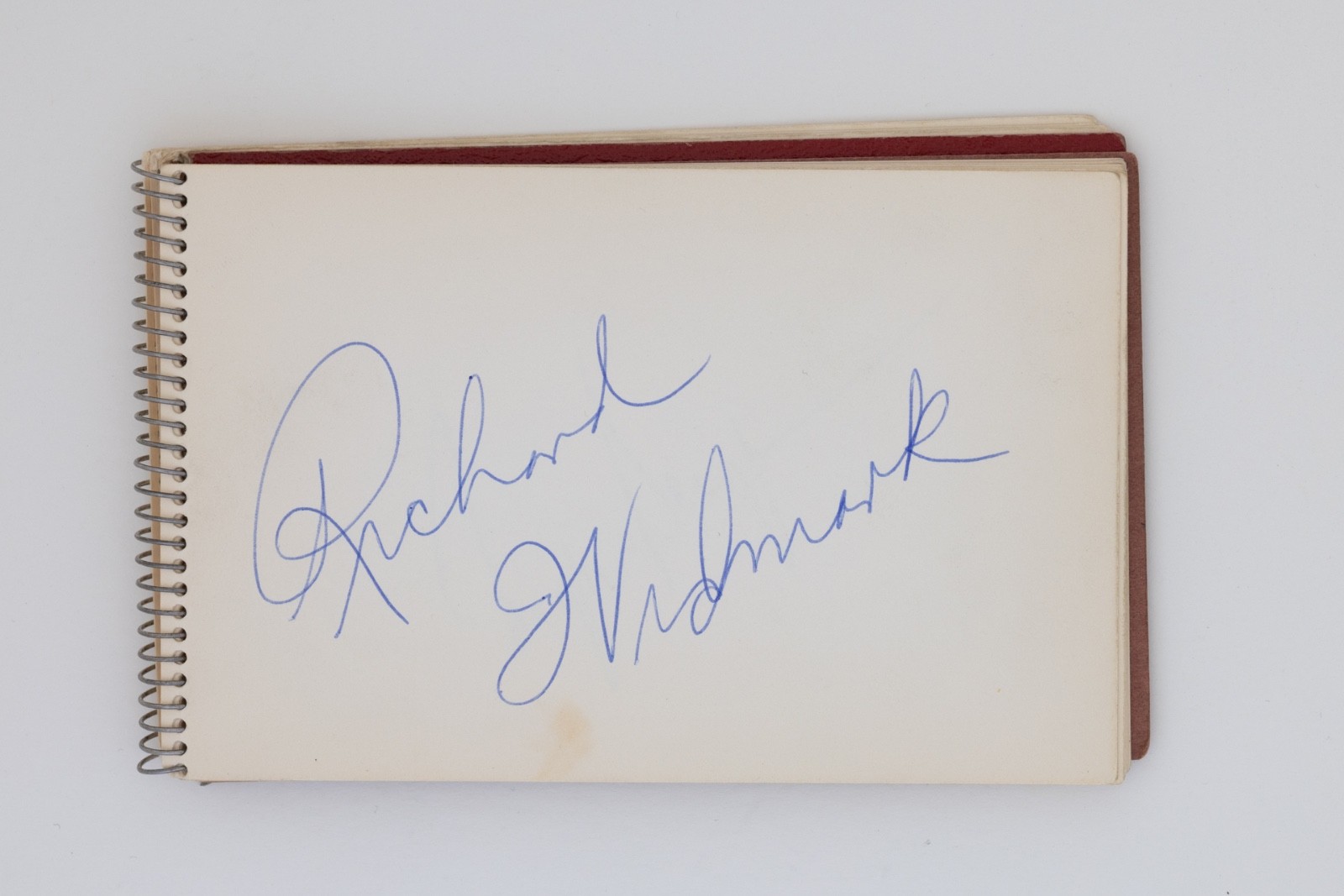 Richard widmark autograph