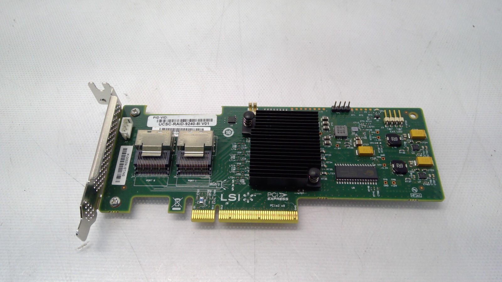 LSI IBM UCSC-RAID-9240-8I 8 PORT 6GB/S SAS  LSI00200 Server RAID Controller CARD