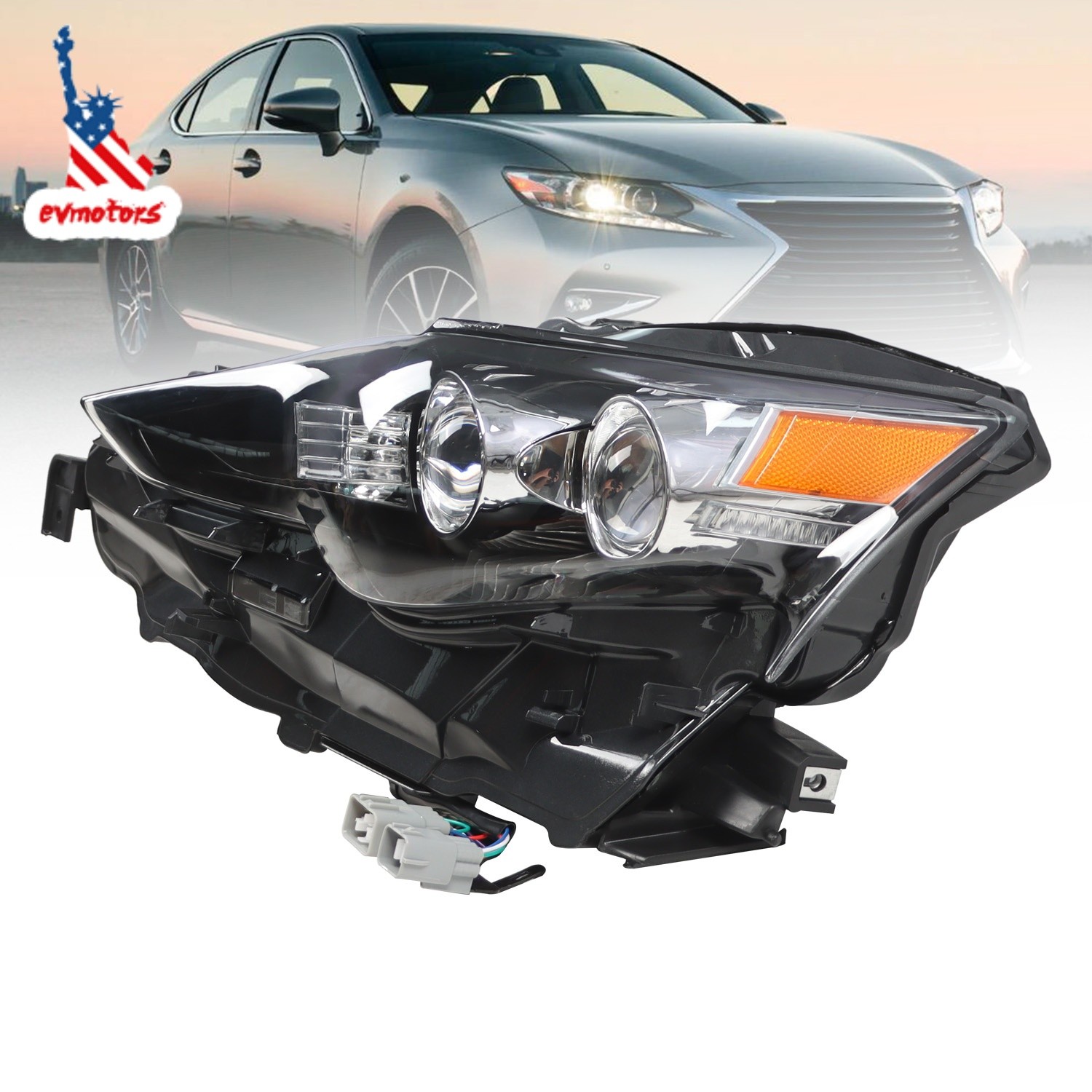 LED Headlight Left Driver For Lexus IS250 IS200T IS300 IS350 2014 2015 2016