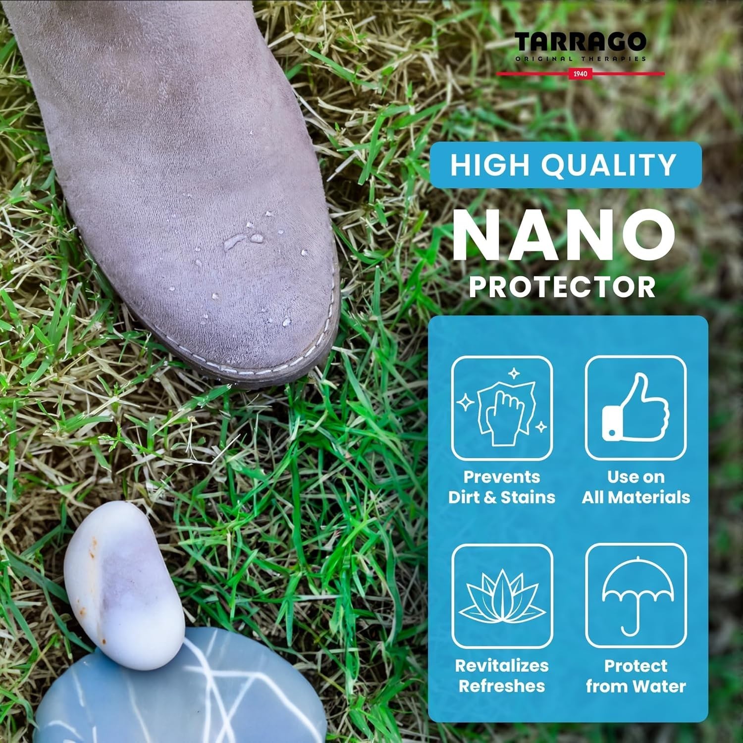 6.5oz Nano Technology Shoe Protector | All-Material Waterproof Defense Spray
