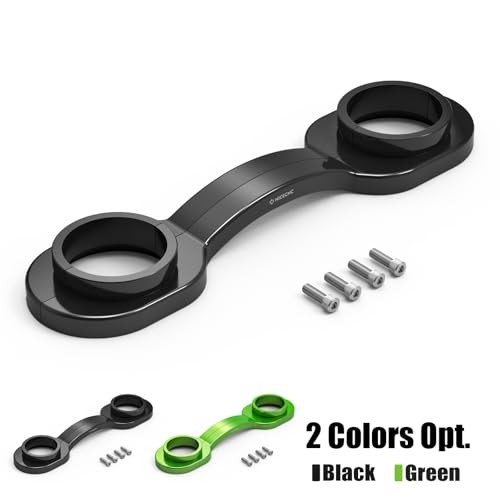 Aluminum Motorcycle Front Suspension Stabilizer Compatible with Kawasaki Black