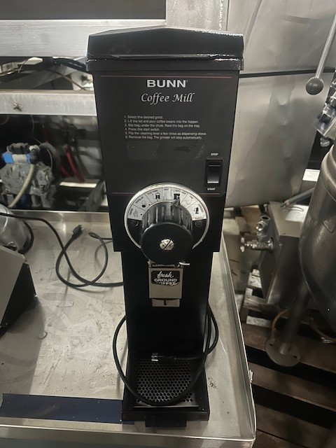 BUNN Coffee Mill, G3 HD, 3 lb. Bulk Coffee Grinder, PN:22100.0000, 120V