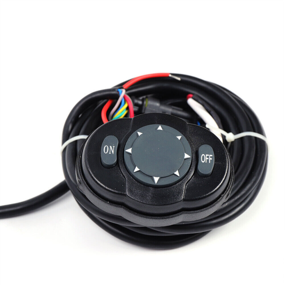 100W Boat Search Light Remote Control Marine Spotlight 360 Rotate 2500LM 12V