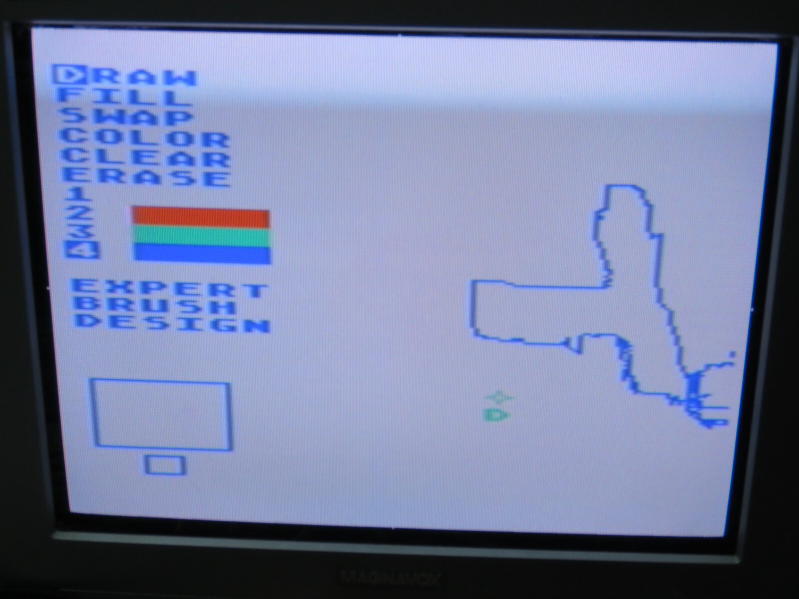 Super Sketch G2300 (1984) for Atari Home Computers Video Graphics #1