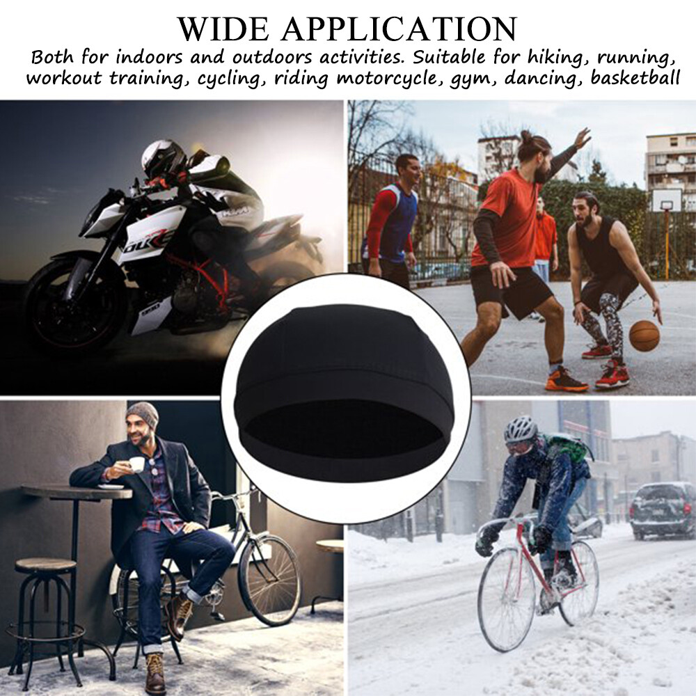3Pack Wicking Beanie Cap Helmet Liner Quick-dry Skull Cap Cycling Breathable Hat