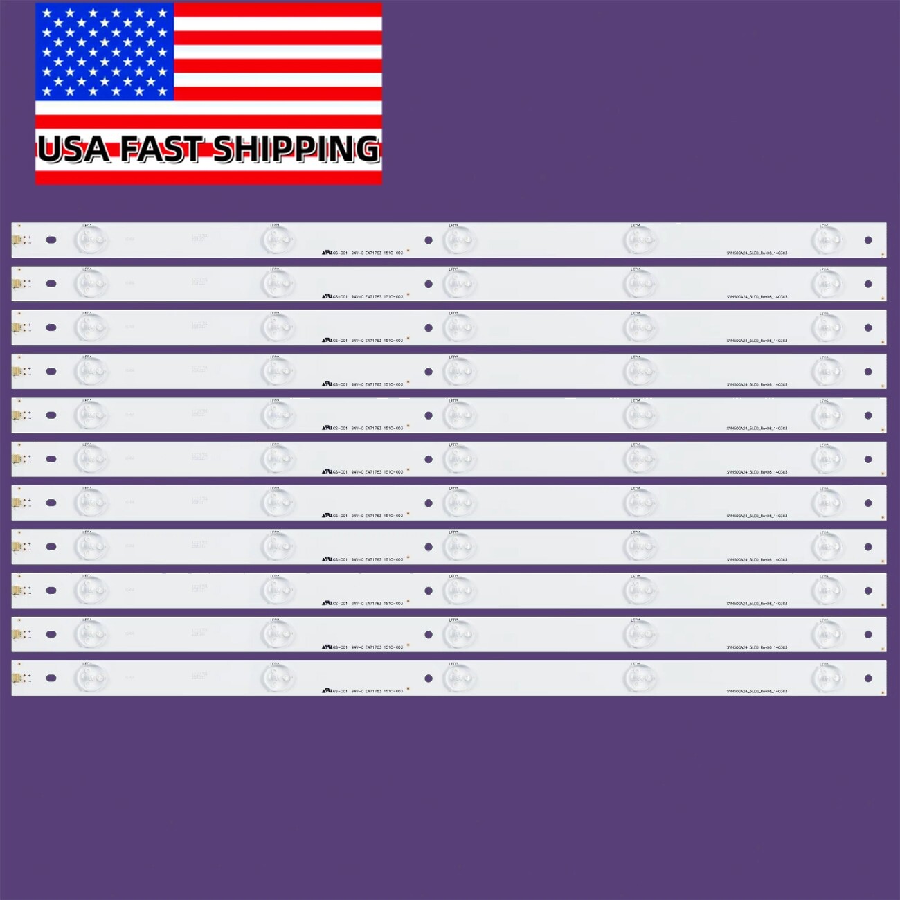 LED backlight Bar for Hisense 50H4C 50H4CA RSAG7.820.6660 HD500DF-B53_11x5_3030C
