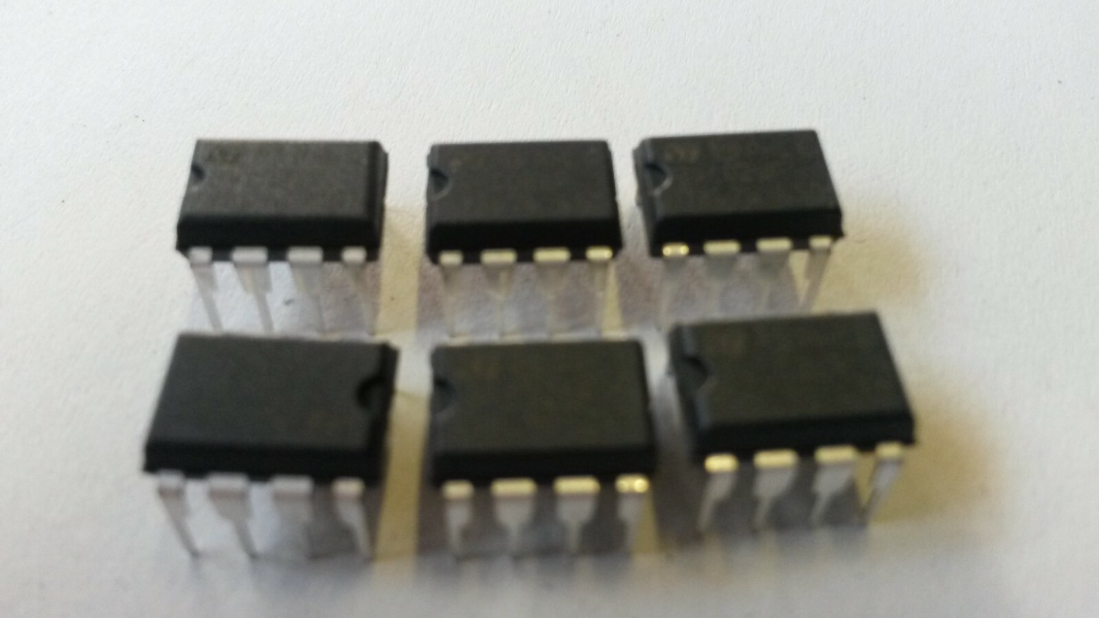 6x IC MODULE 24C02 WBN6P EEPROM 2 KBit (256x8 bit) Serial DIP8 11755-96/113