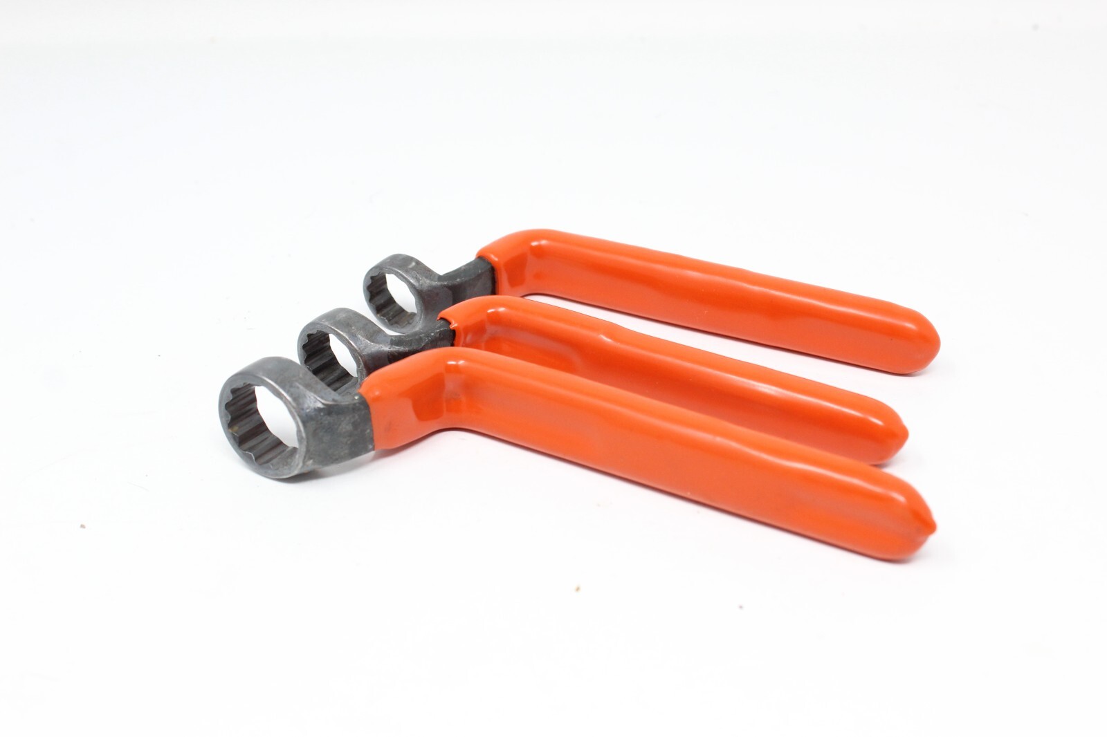 Vintage Set of 3Pc. Box-end Wrenches Insulated, Sizes: 9/16", 5/8", 3/4" SAE