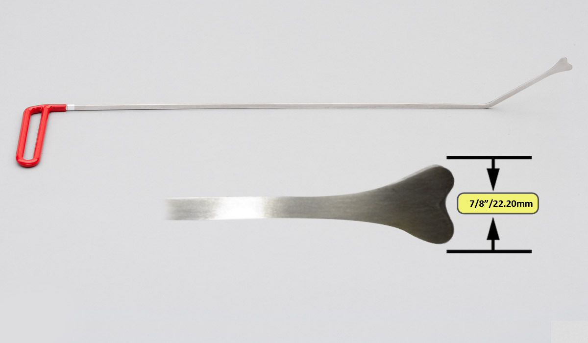 WT 29-L Left-Turn Whale Tail, 29" Dent Magic Tools Paintless Dent Repair