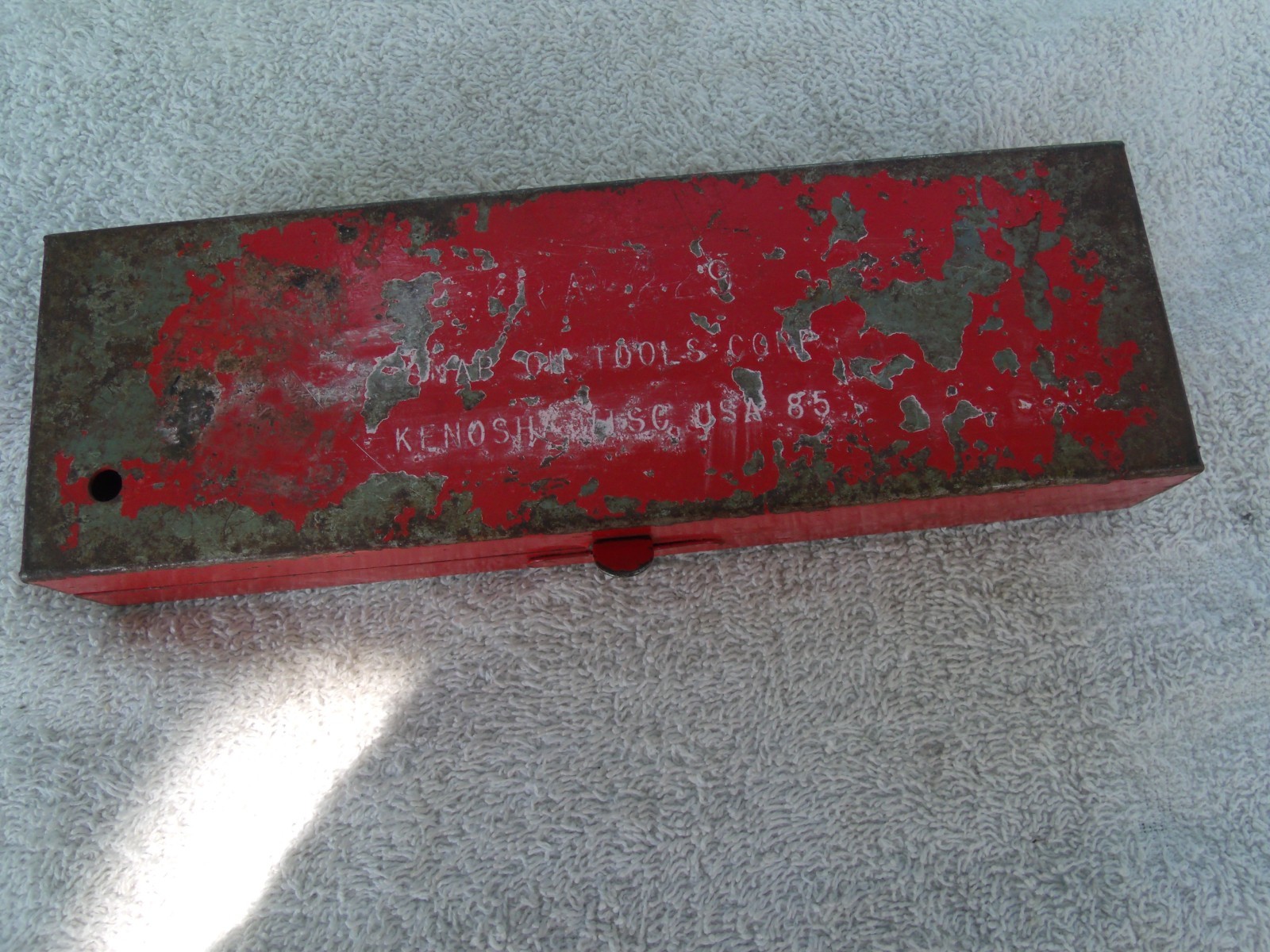 1985? Vintage Snap-on KRA-229 Tool Ratchet Socket Storage Box with Insert [Used]