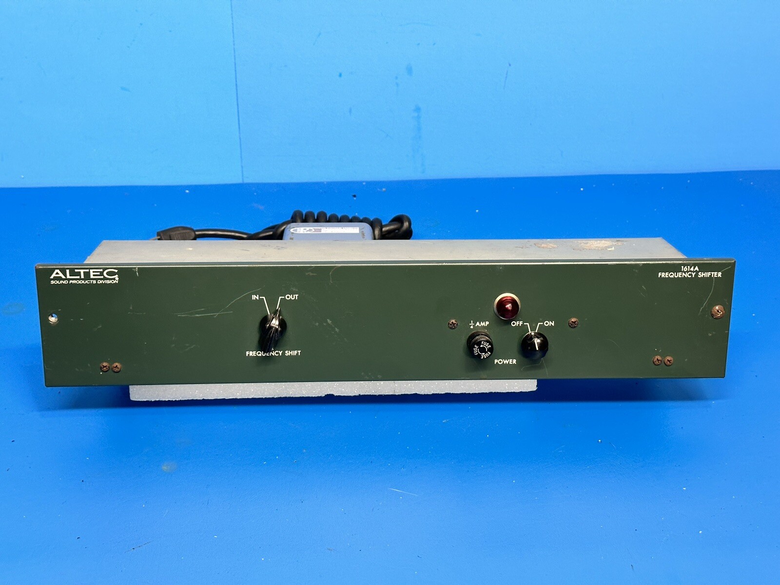 ALTEC 1614A  FREQUENCY SHIFTER WITH VOLUME BOOSTER PEERLESS 17602 TRANSFORMER