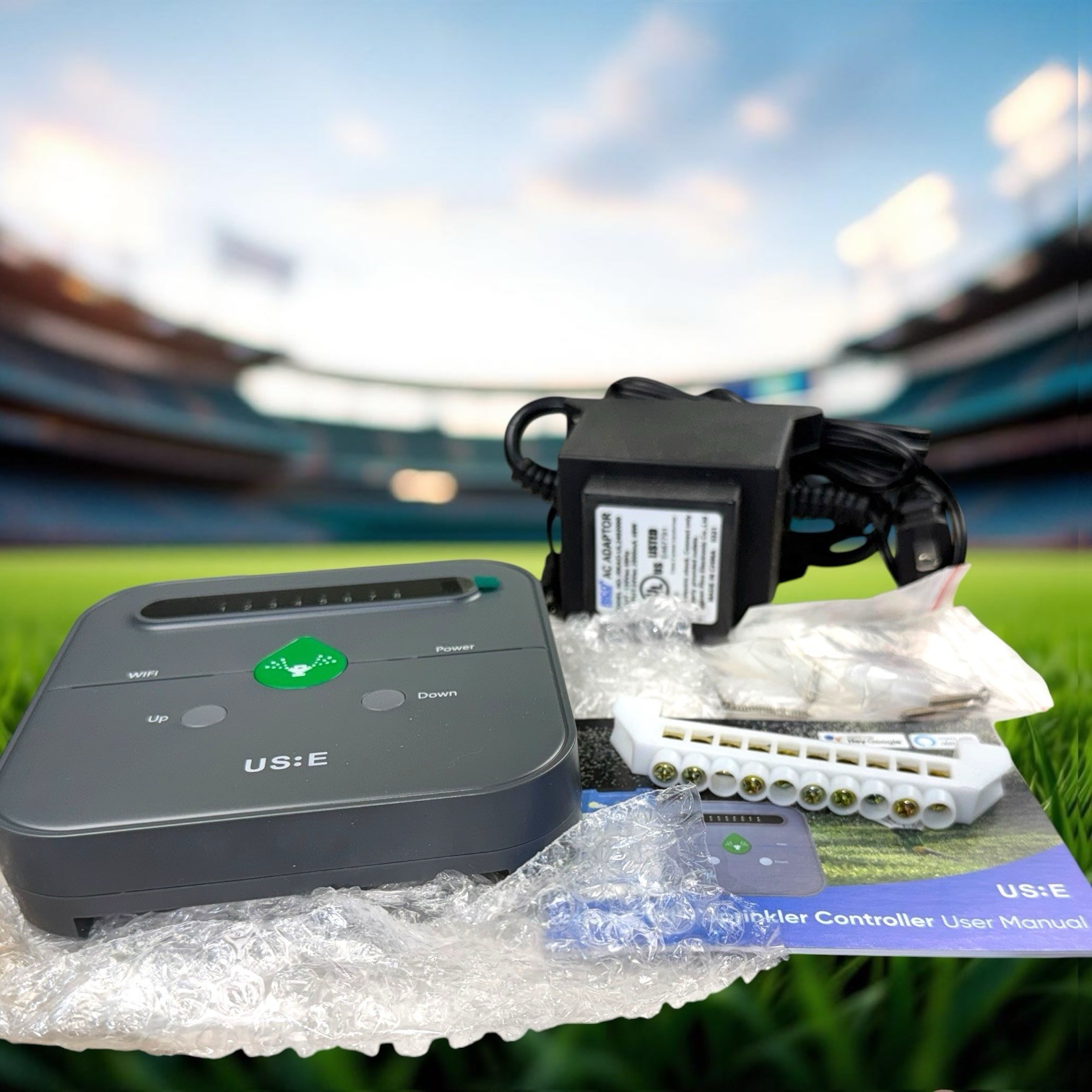 US:E Smart Sprinkler Controller, 8 Zone Watering Timer NOB