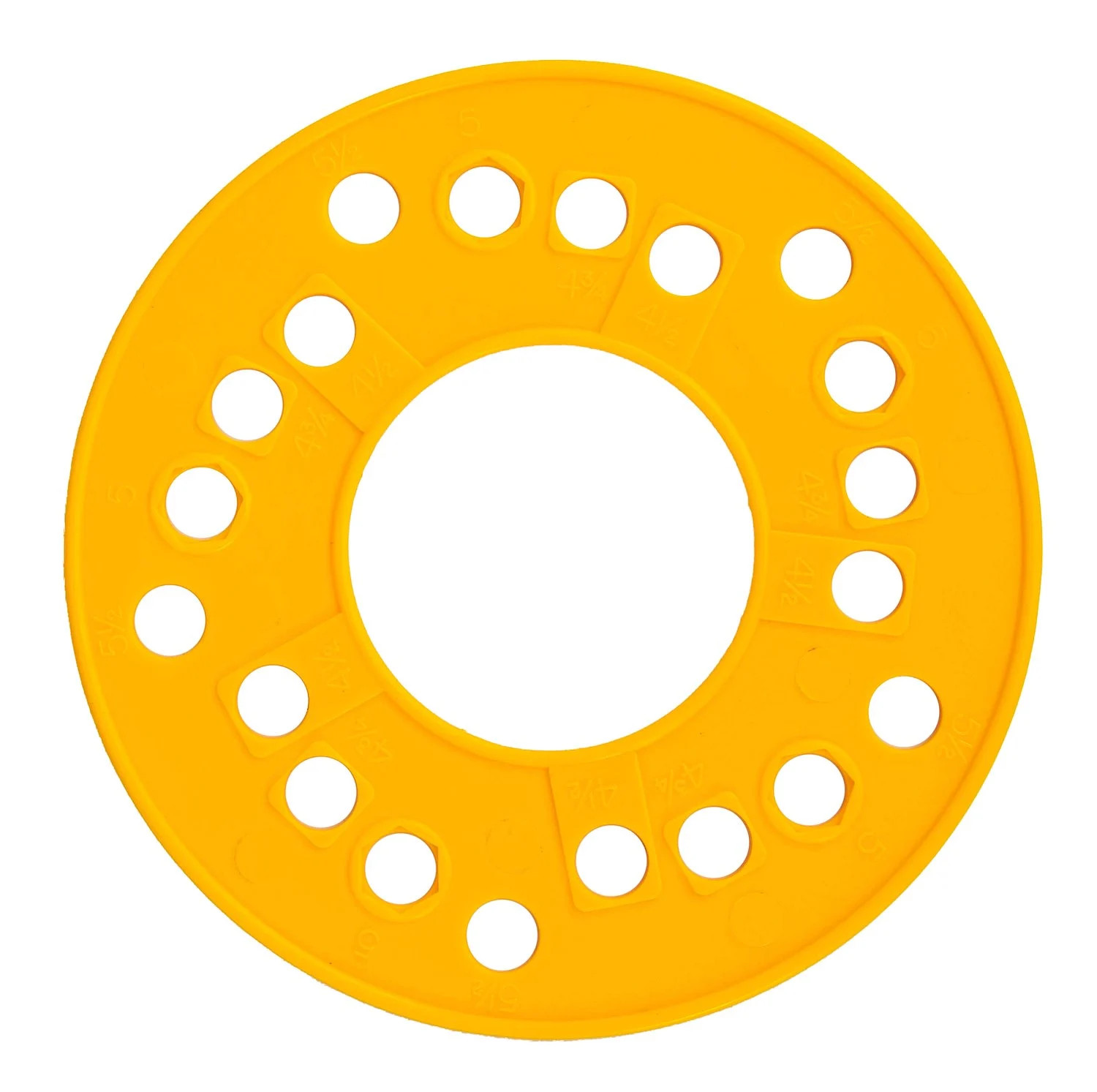 JEGS 80860 Wheel/Stud Bolt Circle Template
