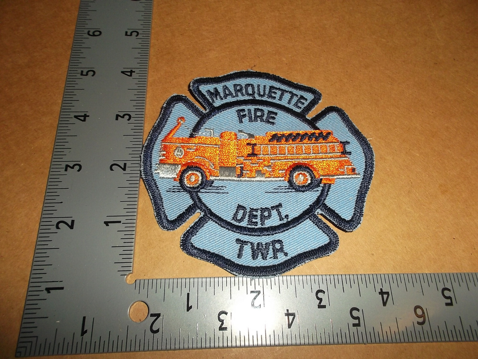Marquette Township Fire Department Patch~Michigan~MI~New~Emergency~Dept.~Twp.~