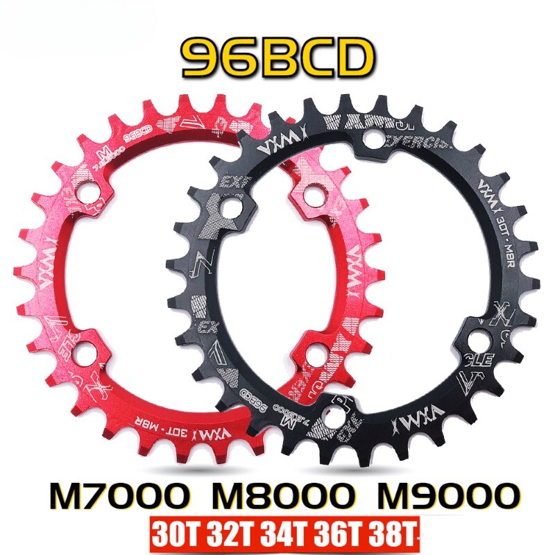 Road MTB Bicycle 30T 32T 34T 36T 38T 96BCD Aluminum Alloy Oval Sprocket Parts