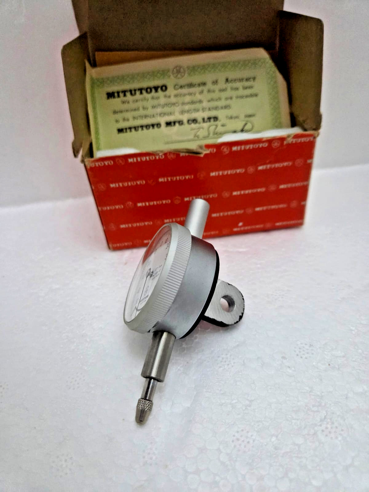 Mitutoyo 1929-42 Dial Indicator 0.01mm to 1mm Grad - Brand New