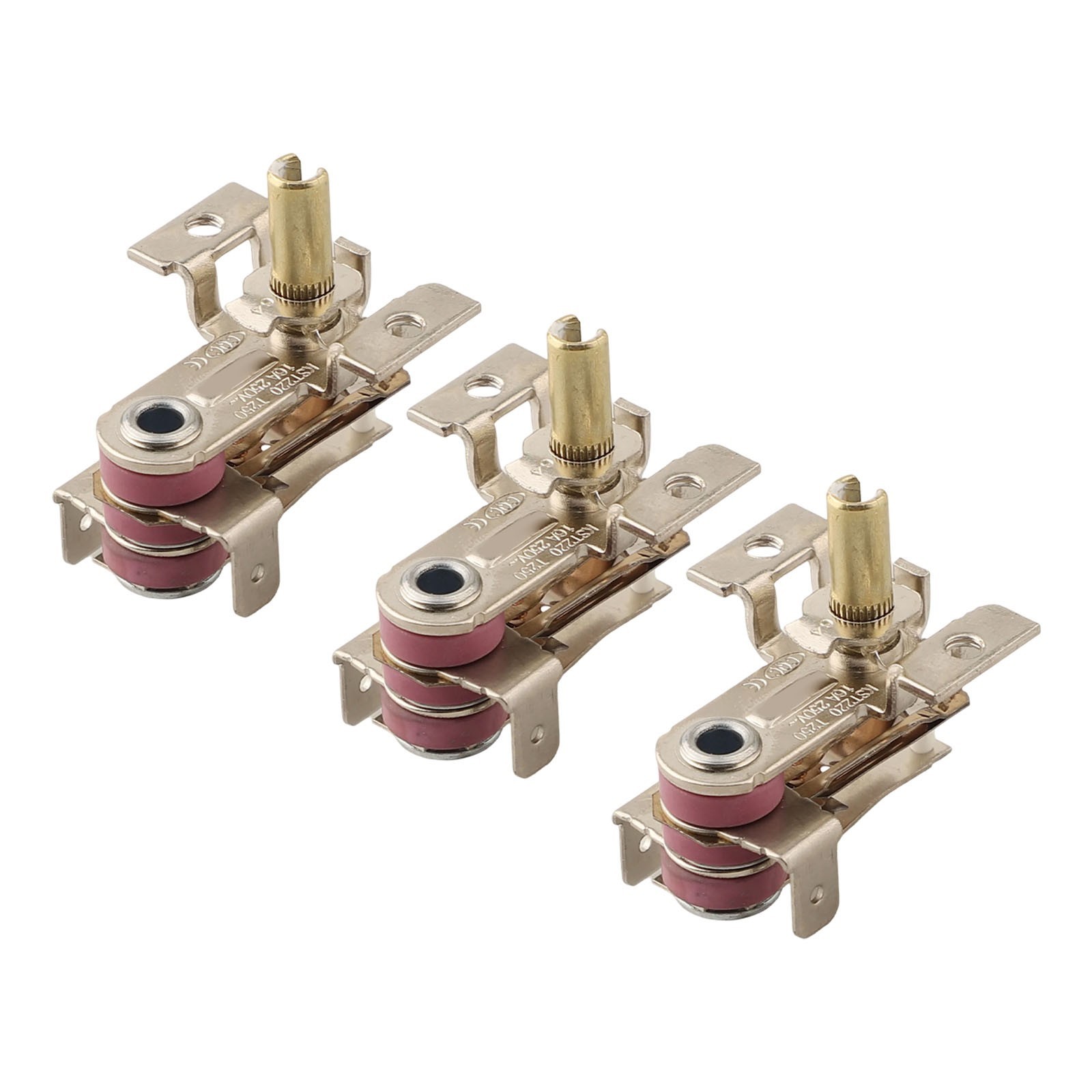 3pcs Temperature Switch Professional Heating Thermostat Adjustable AC 250V 16A