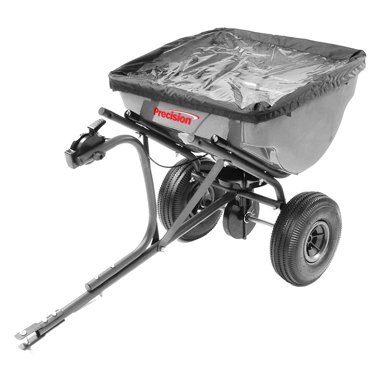 Precision Products 75-Pound Capacity Tow-Behind 75lbs, Dark Grey