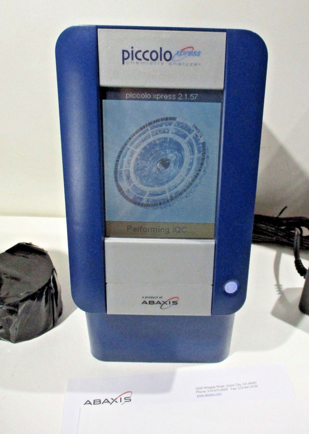 Abaxis Piccolo Xpress Chemistry Blood Analyzer Working w/Accessories