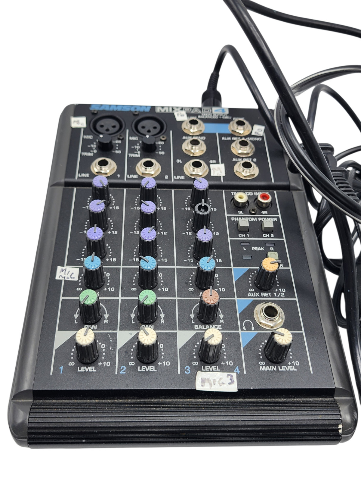 Samson MixPad 4 Mixer with AD9 Power Cord