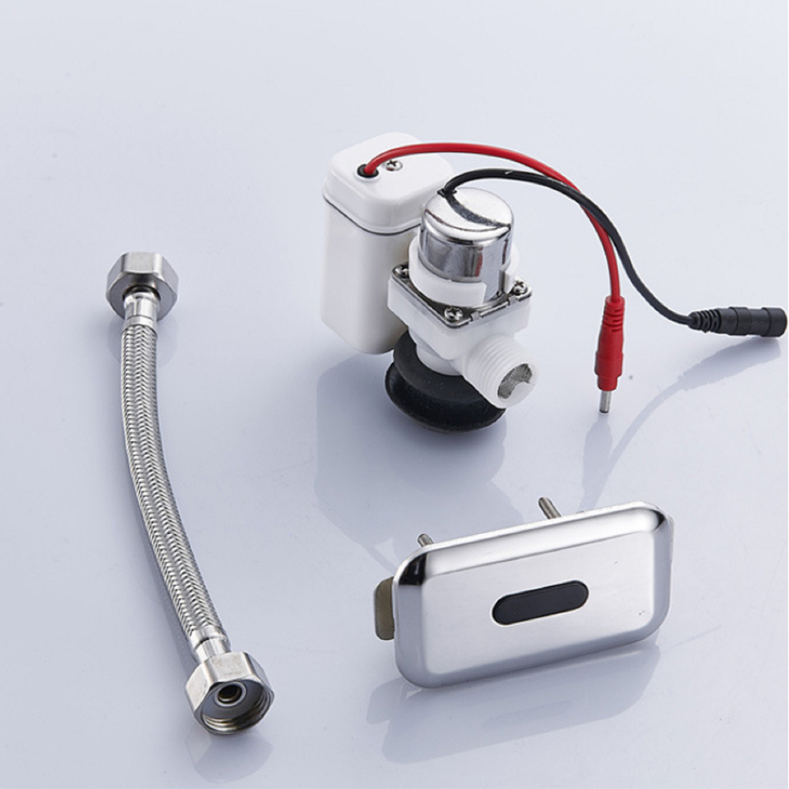 Automatic Sensor Standing Urinal Flush Valve Bathroom Electromagnetic Flusher