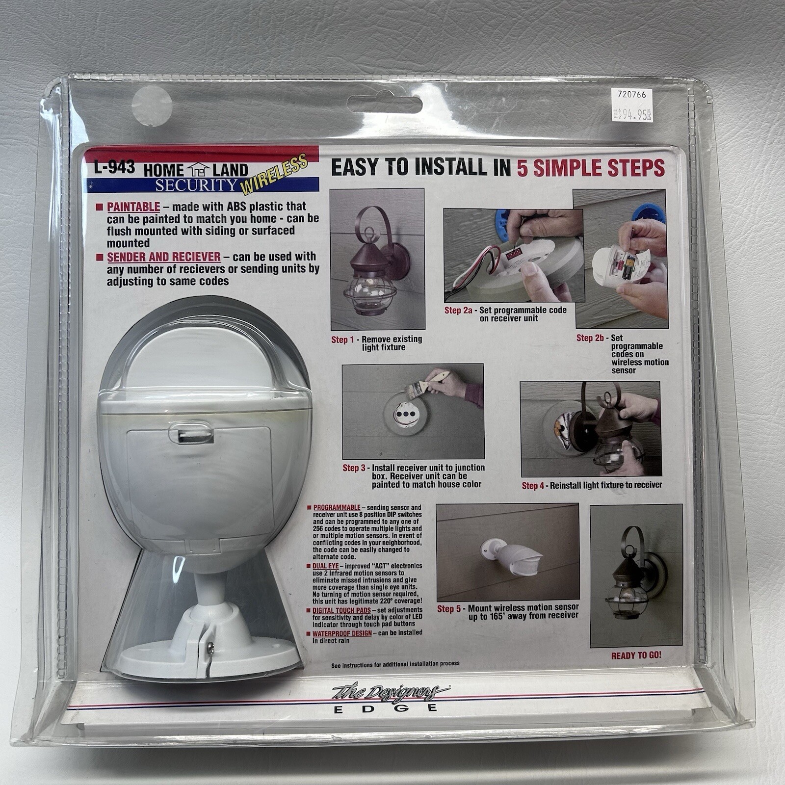 Homeland Security Motion Activated Conversation Kit & Wireless Motion Sensor