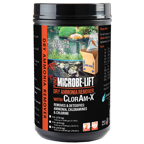 Microbe-Lift Dry Ammonia Remover with ClorAm-X, 5 lb