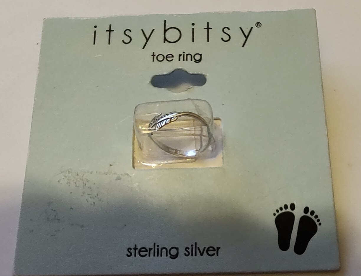 Sterling Silver Itsybitsy Toe Ring New ((G3))