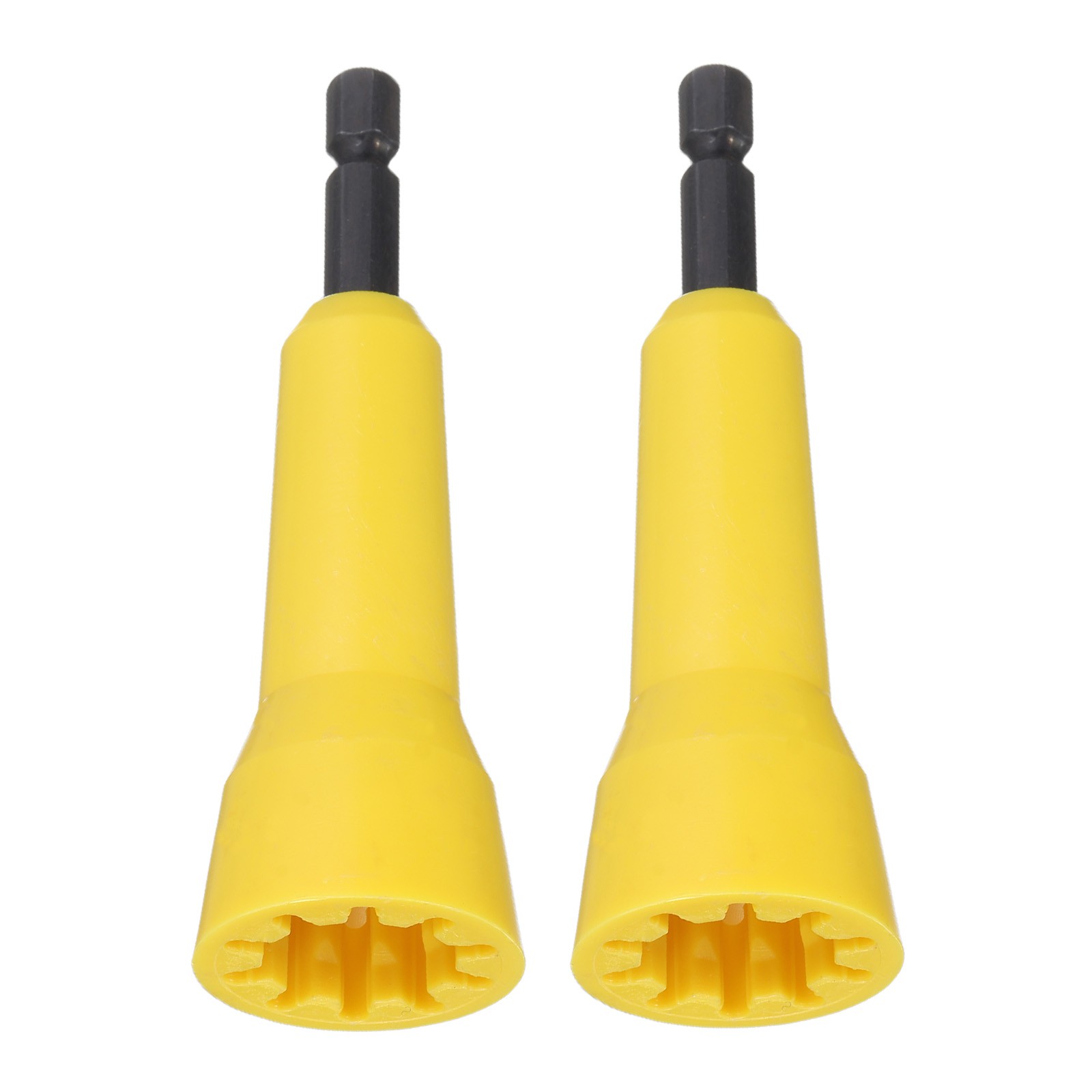 2pcs Electrical Wire Twisting Tool for Drill with 1/4 Inch Hex Shank, Yellow