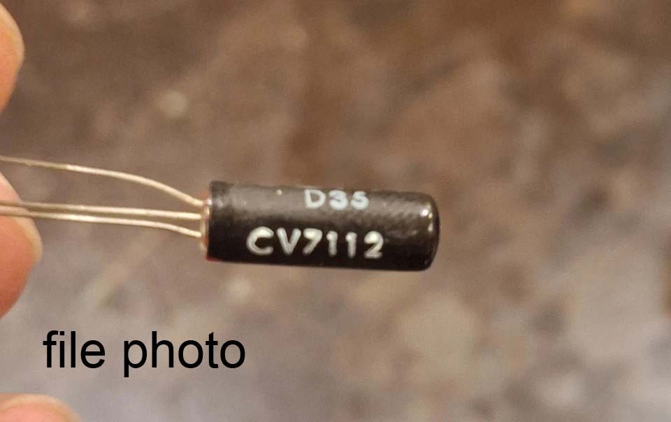 NOS DCA TESTED Mullard OC140 CV7112 Germanium NPN TRANSISTOR FUZZ FACE hFE=66