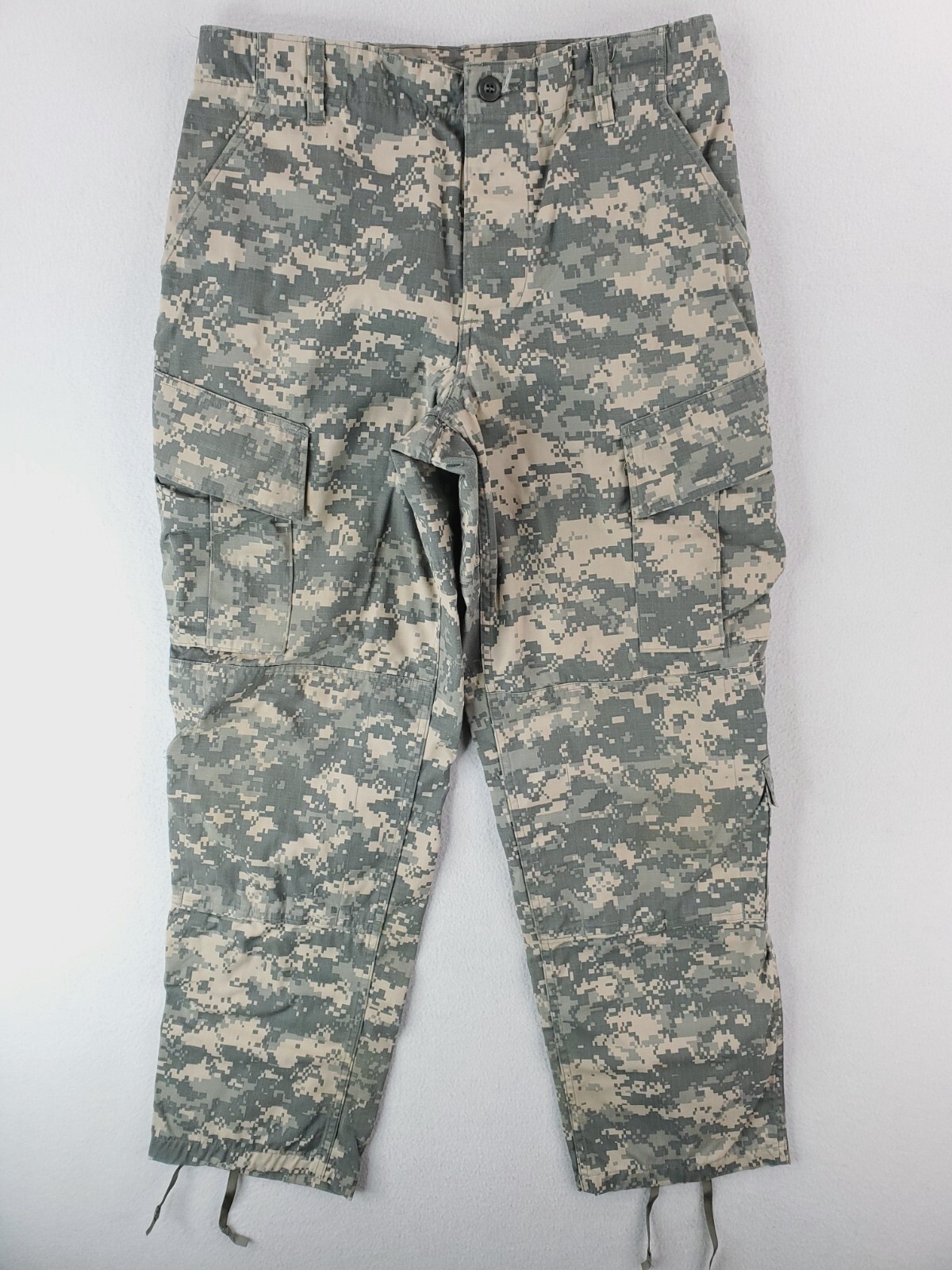 Army Pants Mens Medium Green Tan Digital ACU Camo Cargo Utility Uniform Ripstop