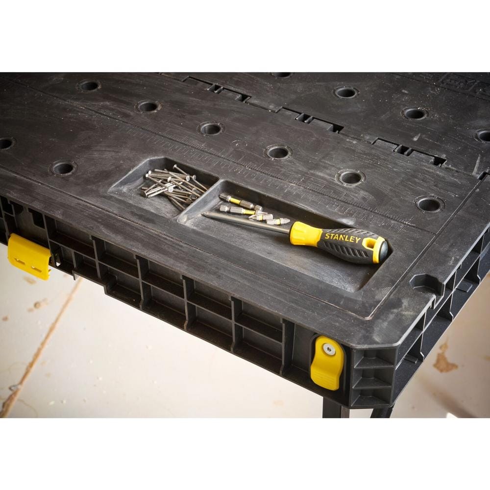 Stanley Fold Up Workbench 33.5 x 23.5 in Portable Compact STST11552 Workshop