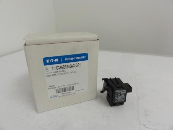 196844 New In Box; Eaton C396RR240AC-GR1 Remote Reset; 240VAC