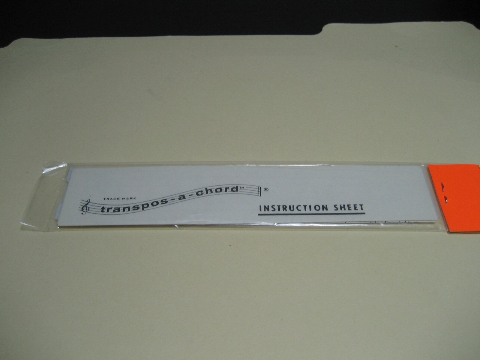 Slide Rule for All Chording Musical Instruments - New-In-Wrapper