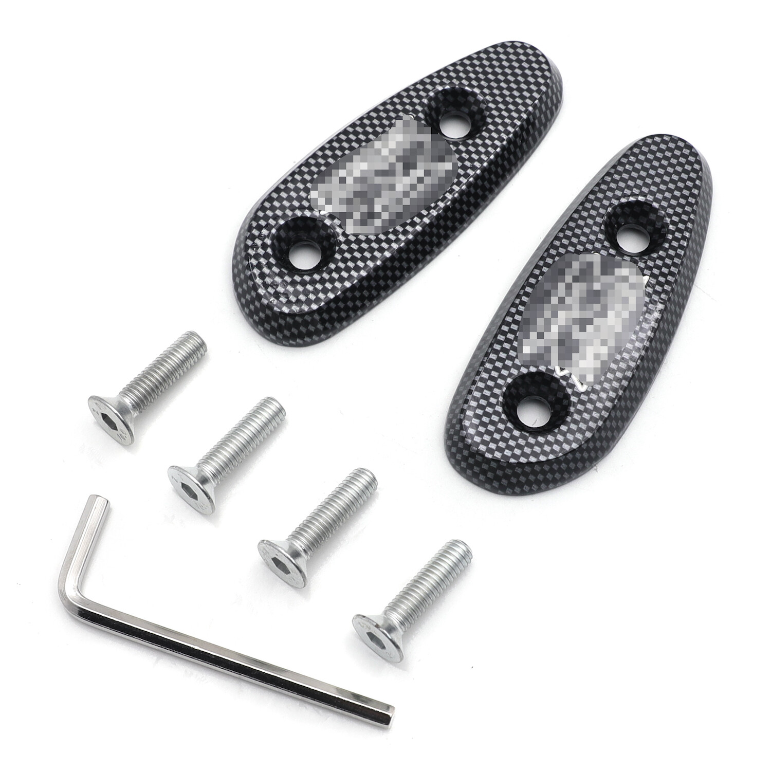 Mirror Block Off Base Plates For Suzuki Gsxr 600 750 1000 Gsx-R 2001-2004 Carbon
