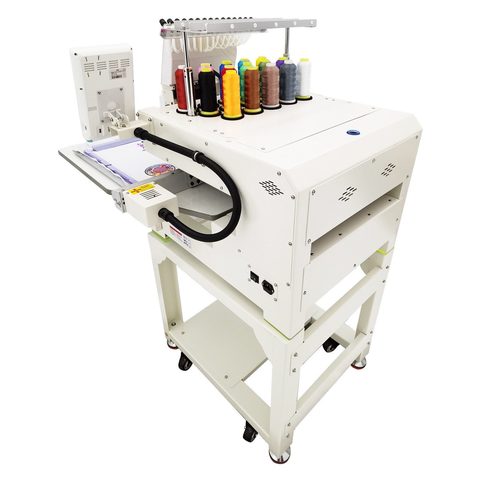 Automatic Commercial DIY Personalized Embroidery Machine Single Head 15 Needles