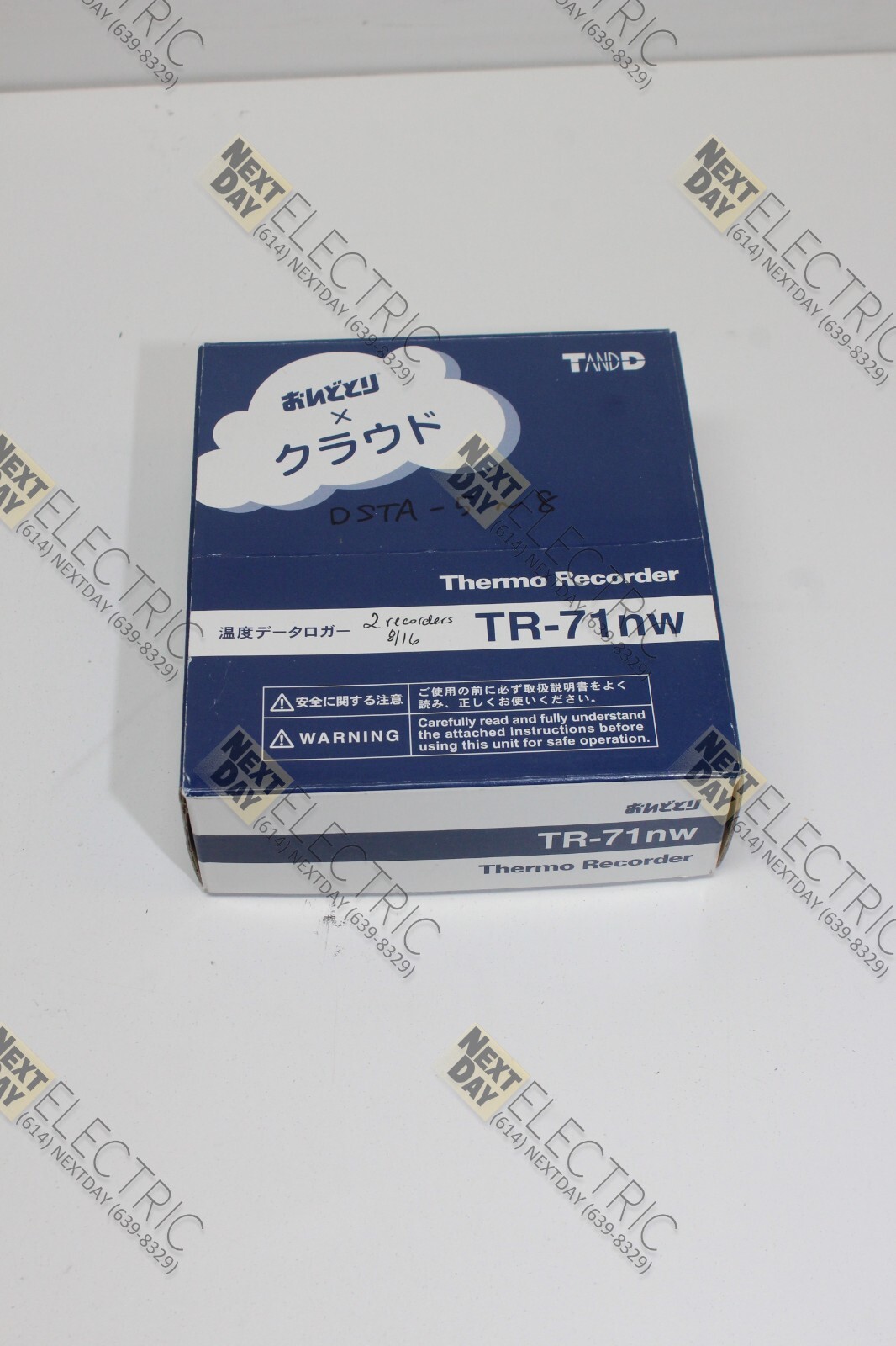T and D, TR-71NW, Thermo Recorder Thermometer Temperature Internet 2ch Data