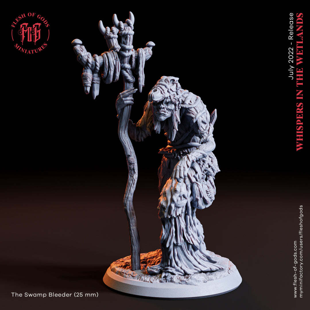 The Swamp Bleeder, Shaman Orc - Whispers in the Wetlands - Flesh of Gods Wargami