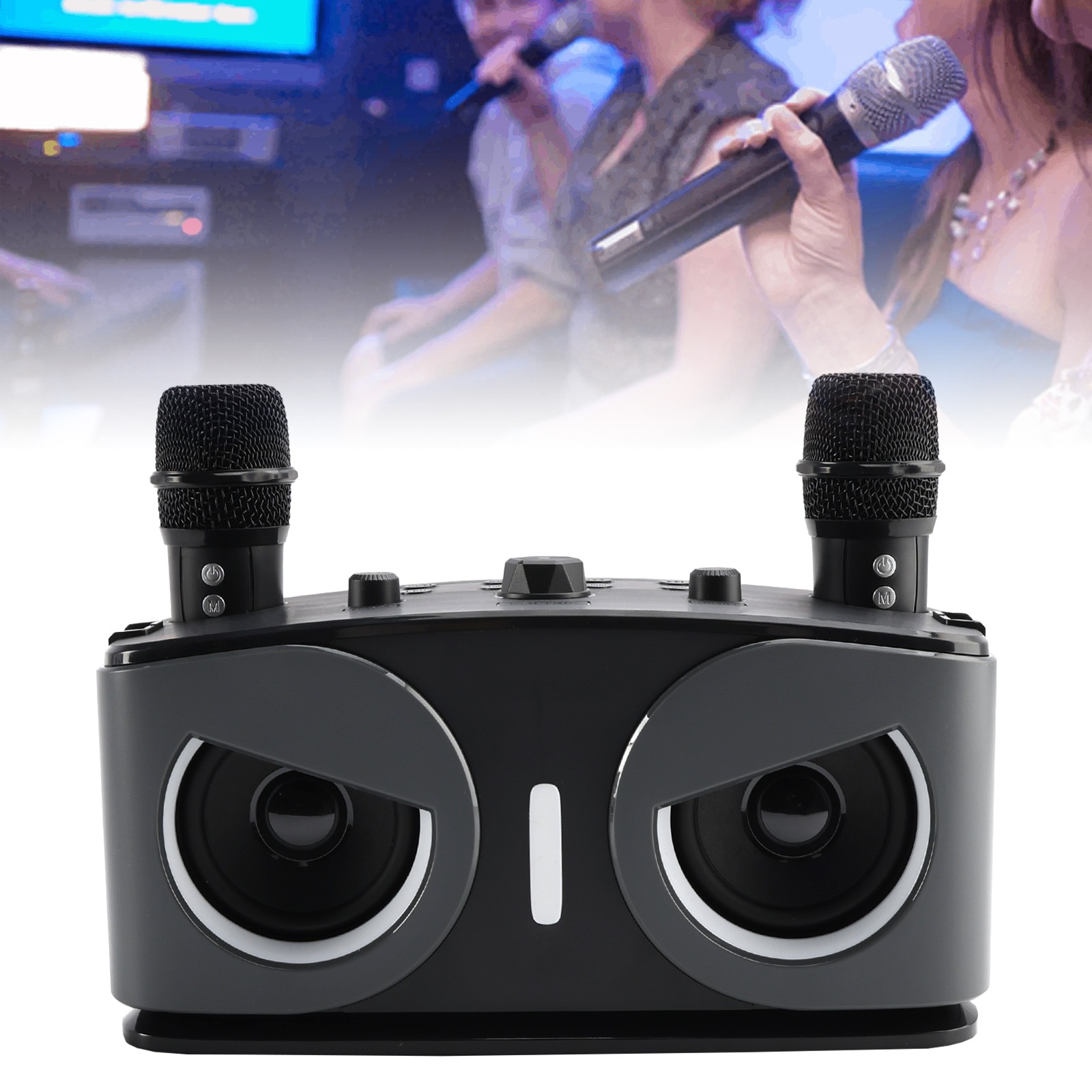 ✨Wireless Bluetooth Speaker High Power Dual Microphone Karaoke All-in-One Audio