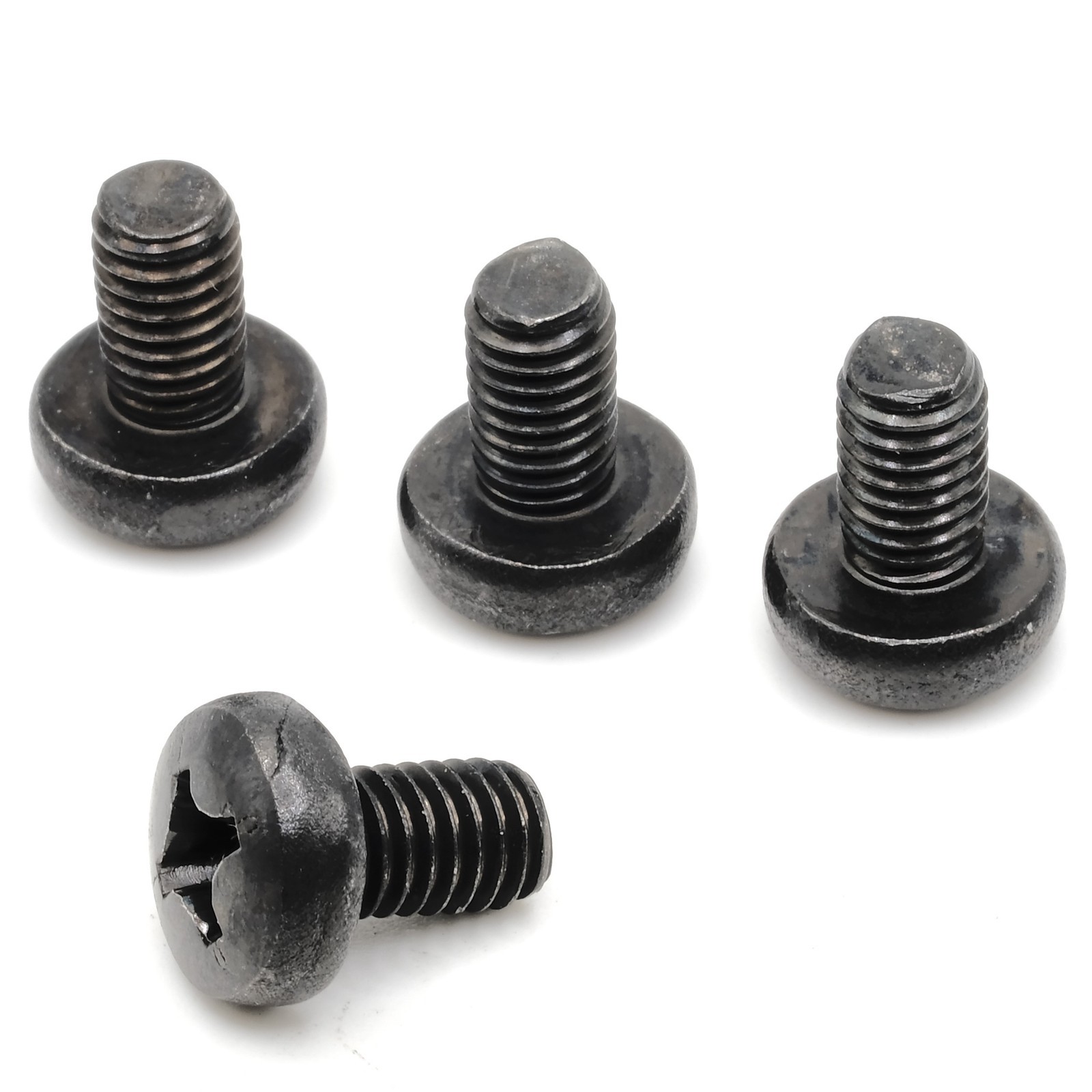 Stainless Screws for Audi A4 License Plates (Set of 4, Black, Rear)