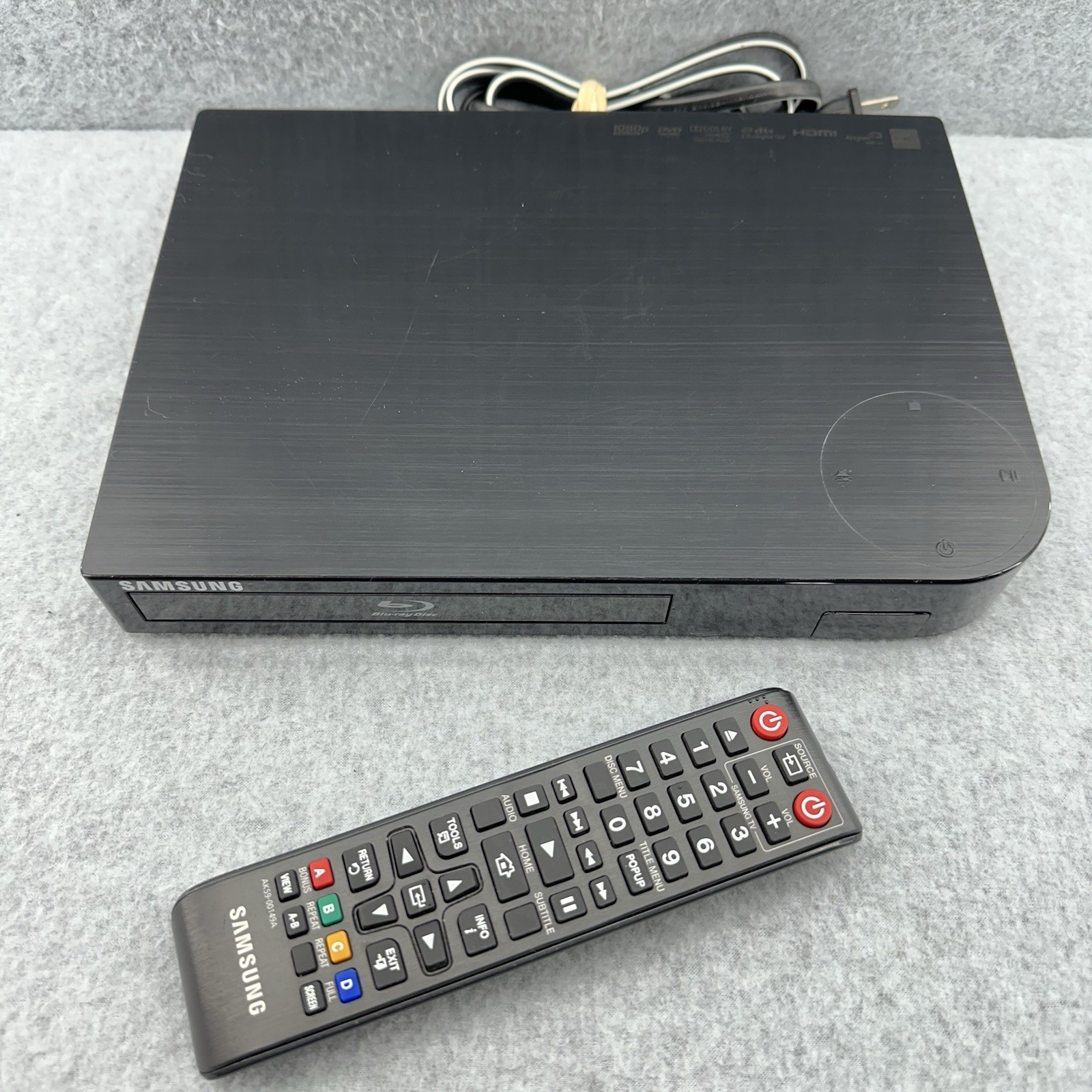 Samsung BD-HM51 Blu-Ray DVD Player WiFi Streaming Netflix Media w/ Remote Tested