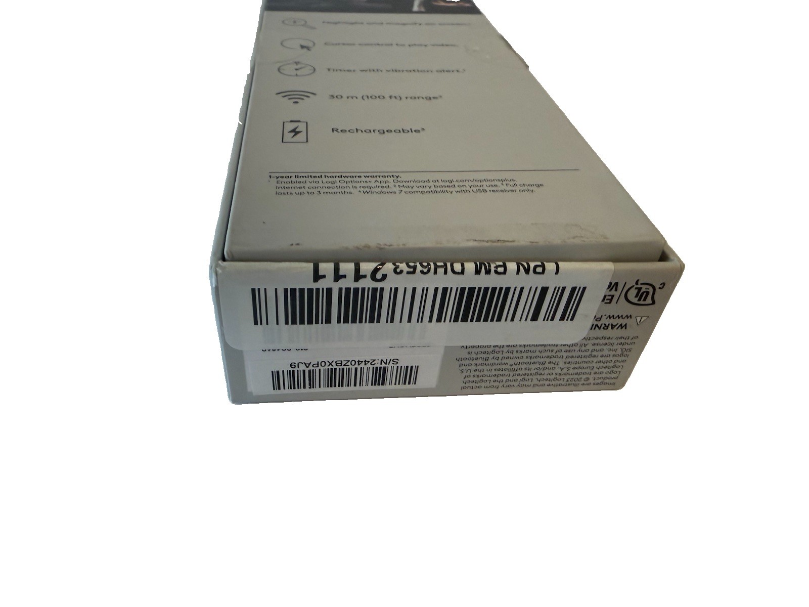 Logitech Spotlight Presentation Remote Gold Wireless Bluetooth Mac PC 910-004860