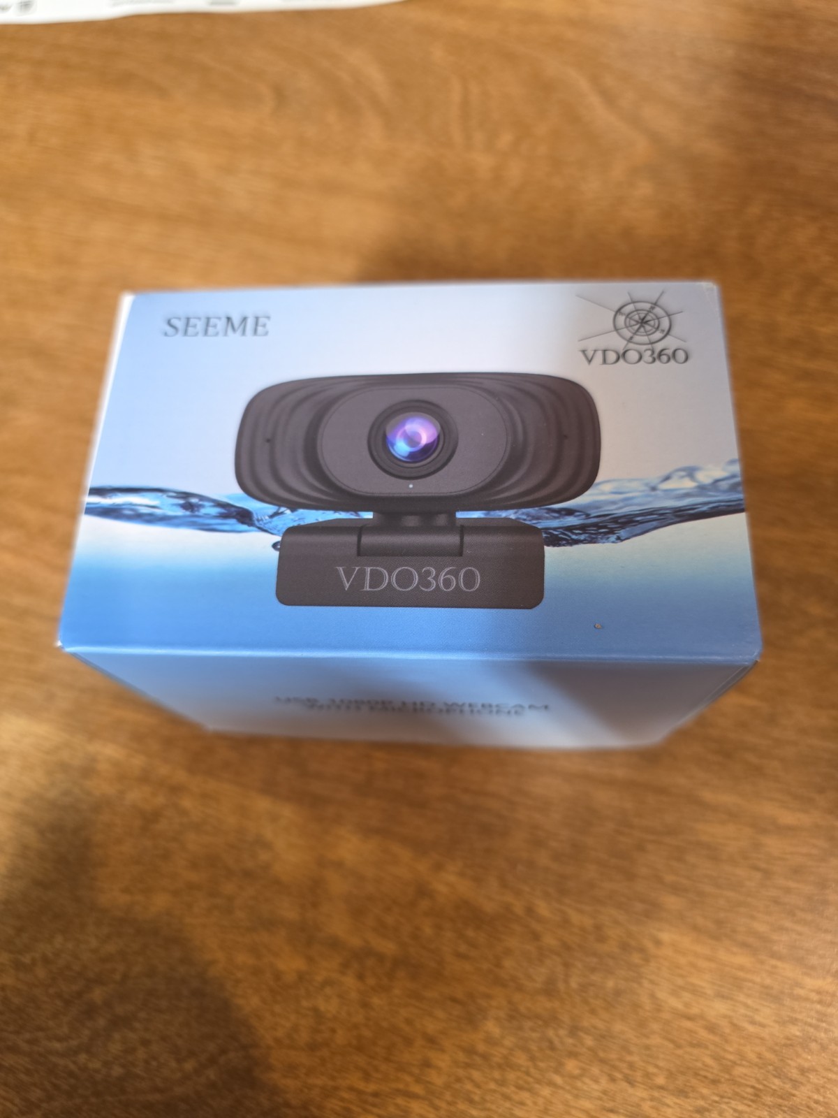 SEEME VDO360 Webcam 1080p 30fps USB Plug & Play Built in Microphone Black New