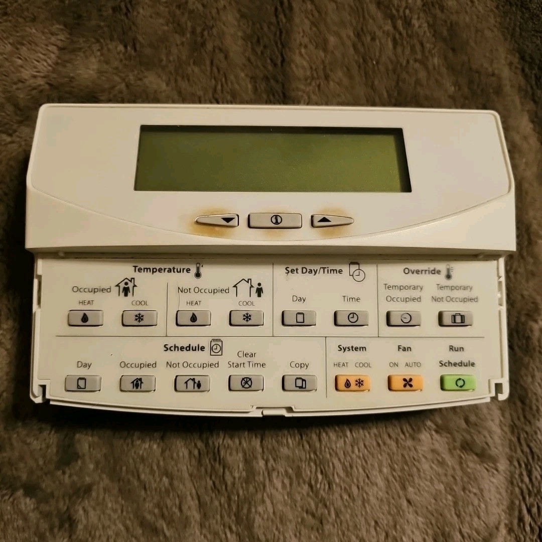 Honeywell T7350B1002 Commercial Programmable Thermostat HVAC Control Untested