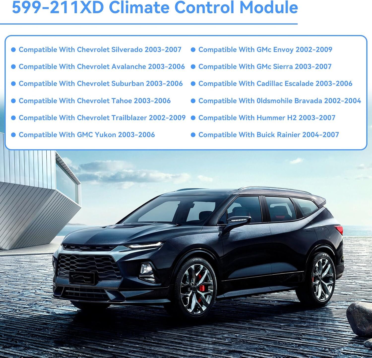 Ac Climate Control Module Improved 599-211XD For Chevy Gmc Silverado Tahoe Trail