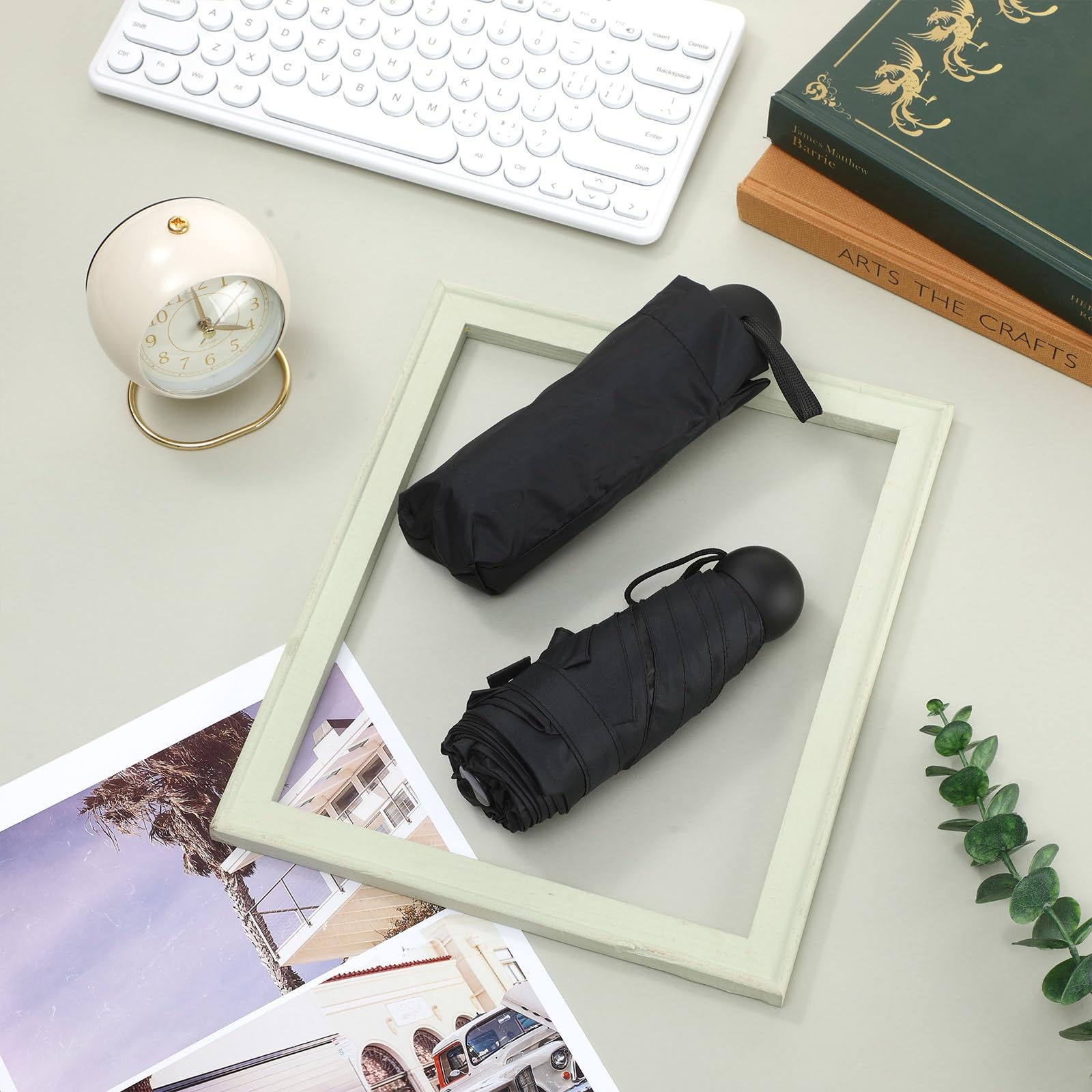 12 Pcs Travel Mini Umbrellas for Purse Bulk Folding Compact Lightweight Windp