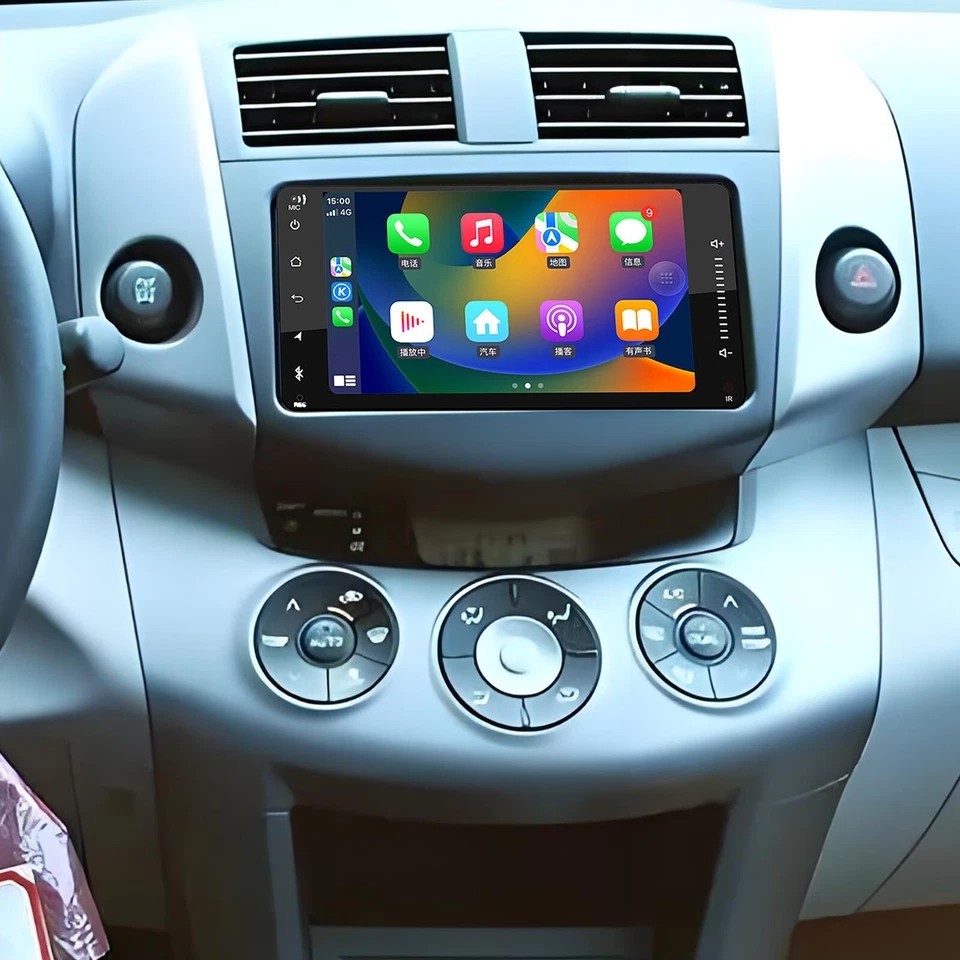 CarPlay Android 13 Car Stereo Radio GPS WiFi CAM For Toyota RAV4 2001-2008
