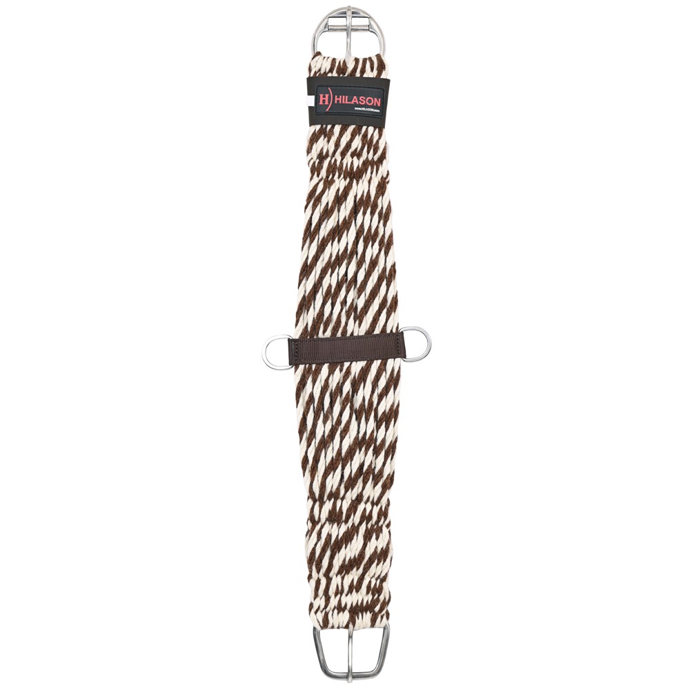 HILASON Horse Western 27 Strand Double Weave Two-Tone Roper Cinch Girth 36 in