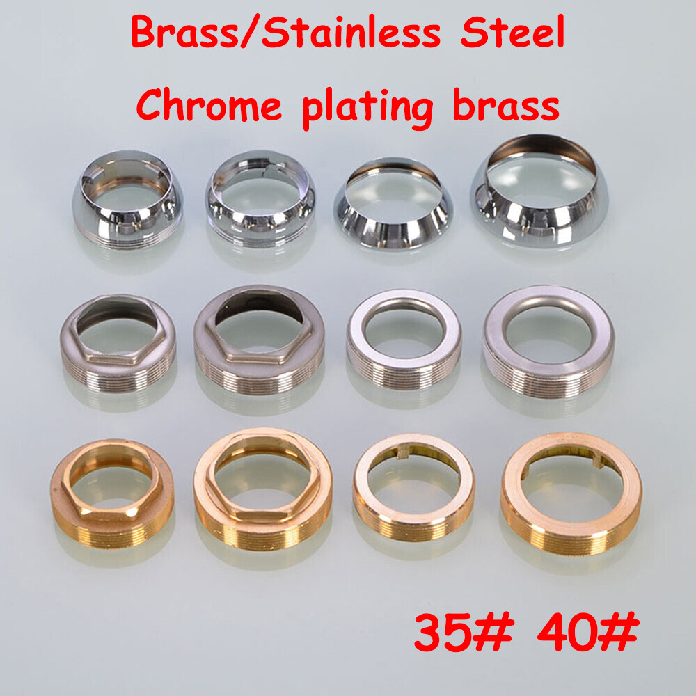 35/40mm Faucet Cartridge Mounting Nuts Decorative Cover Water Tap Repair Fitting