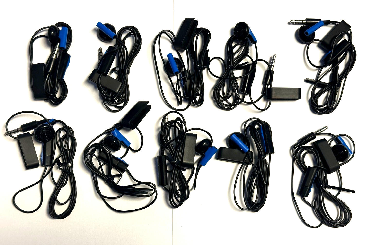 Sony Playstation 4 PS4 Mono Chat Earbud, Headphone with Mic 10 pack